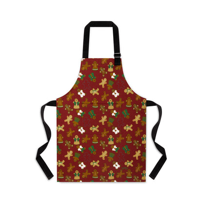 Gingerbread Design Organic Cotton Apron