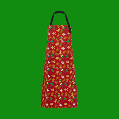 gingerbread organic cotton apron