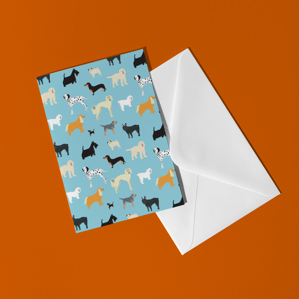 Dogs Cards and Envelopes - pack of 5 A6 cards