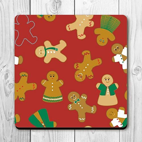 Gingerbread Folk Coasters