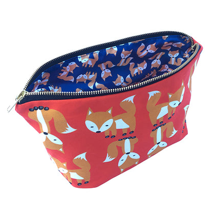 Red Fox Really Useful Bag, organic cotton with waterproof lining